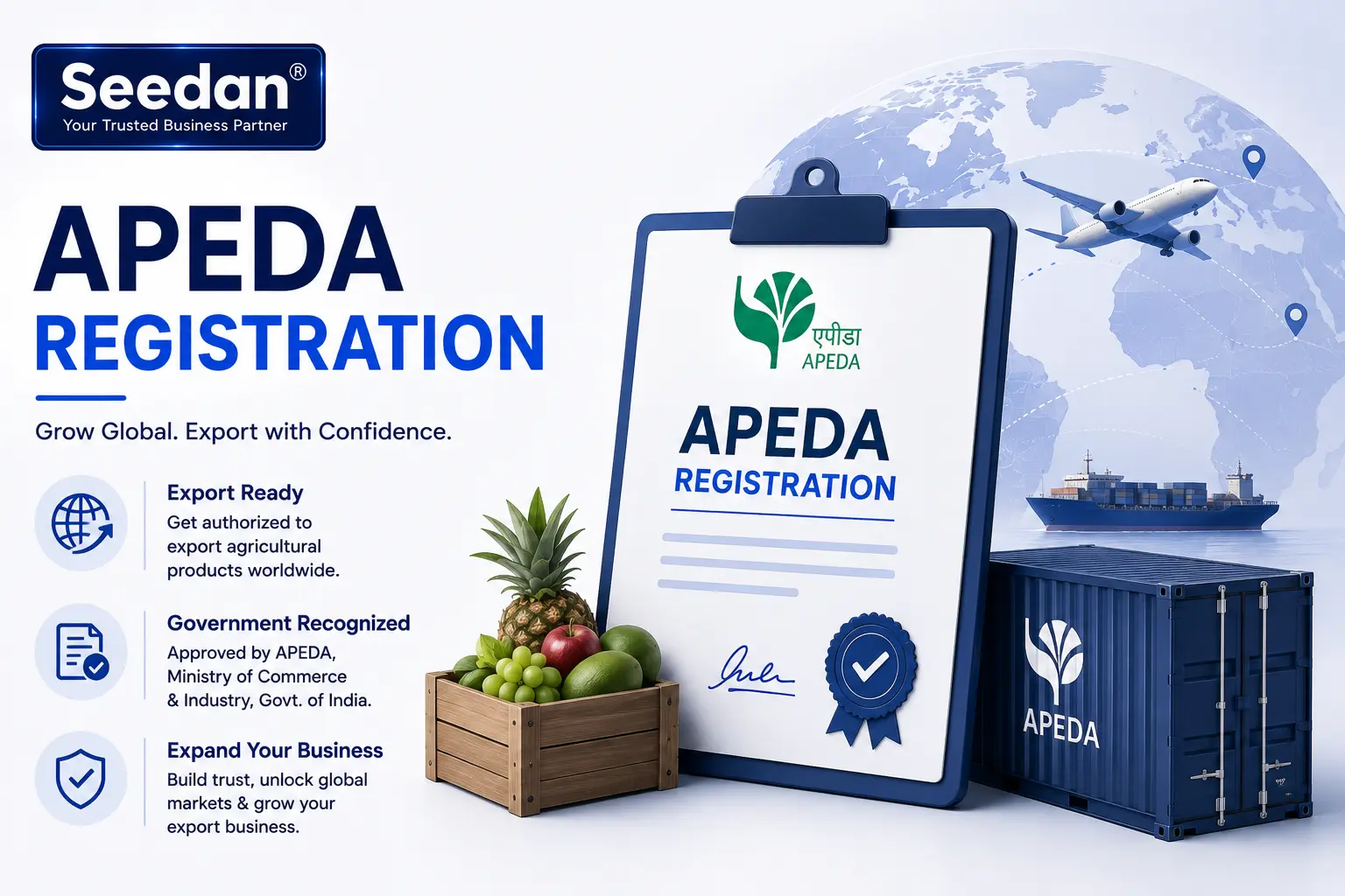 APEDA Registration — illustration