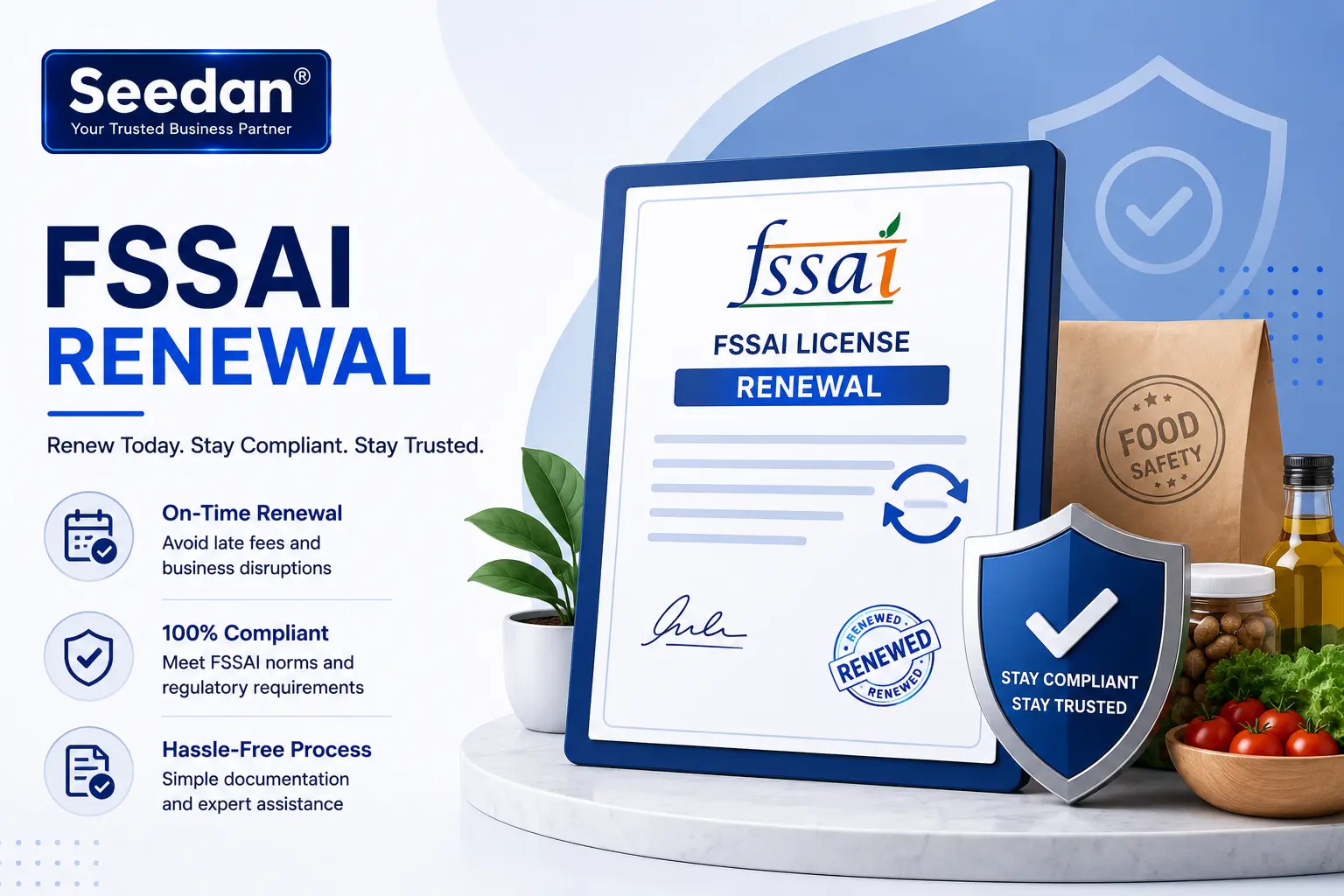 FSSAI Renewal — illustration